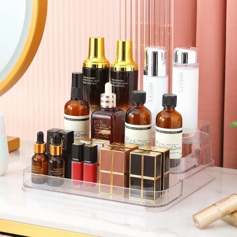 Organizador de Maquillaje para el Baño (Estilo Estantería)